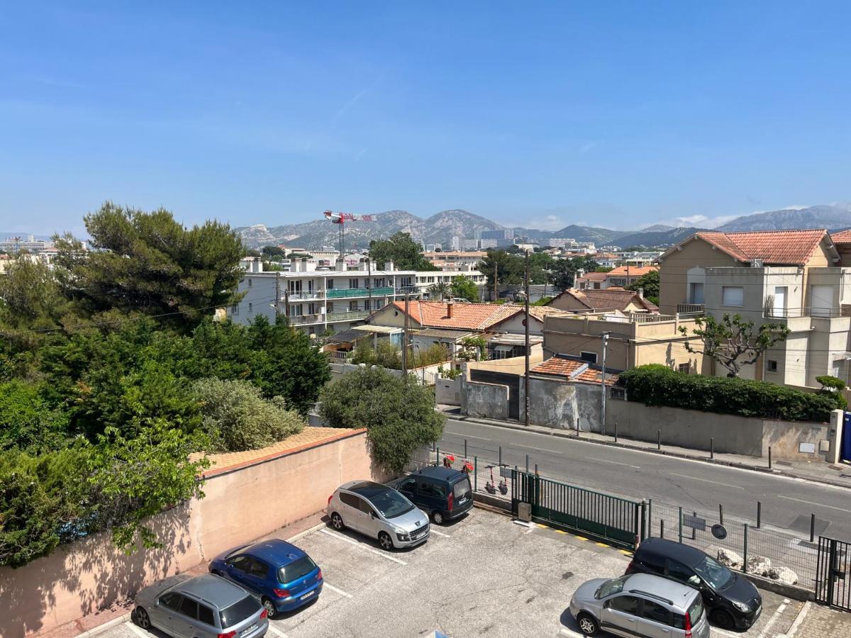 Sun Escape, Appart Renove Climatise 3 Pieces 4-6 Pers, 350M De La Plage Marseille Exterior photo