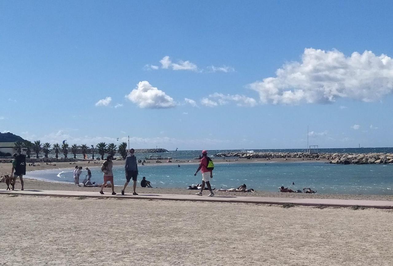 Sun Escape, Appart Renove Climatise 3 Pieces 4-6 Pers, 350M De La Plage Marseille Exterior photo