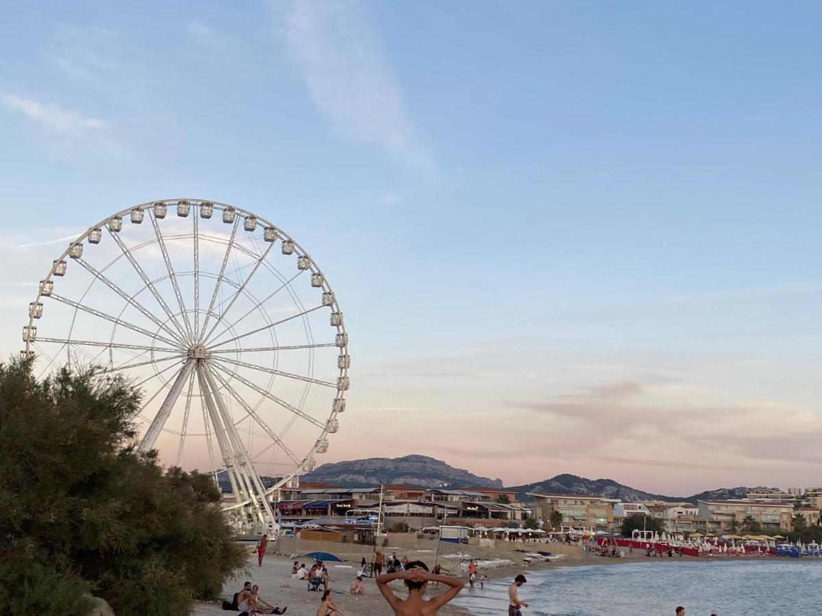 Sun Escape, Appart Renove Climatise 3 Pieces 4-6 Pers, 350M De La Plage Marseille Exterior photo