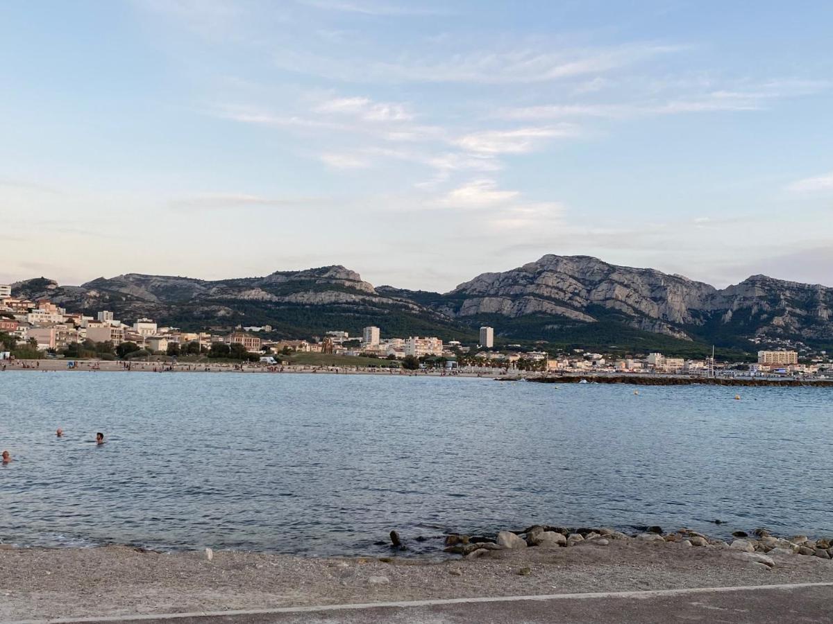 Sun Escape, Appart Renove Climatise 3 Pieces 4-6 Pers, 350M De La Plage Marseille Exterior photo